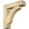 Ekena Millwork Imperial Block Rough Sawn Bracket w/ Offset Brace, Douglas Fir, 6"W x 22"D x 22"H BKT0604X22X22IMP05RDF - alternate 1
